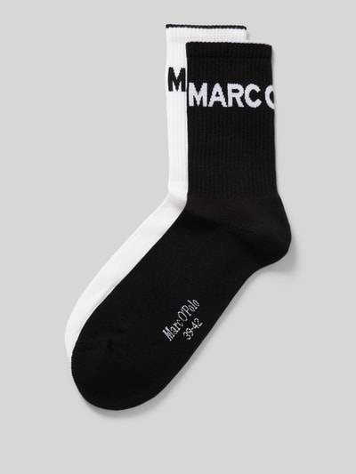 Marc O'Polo Ripp-Socken in sportivem Look im 2er Pack Black 1