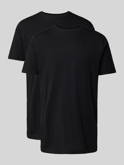 Lerros T-Shirt mit Rundhalsausschnitt im 2er-Pack Black 2