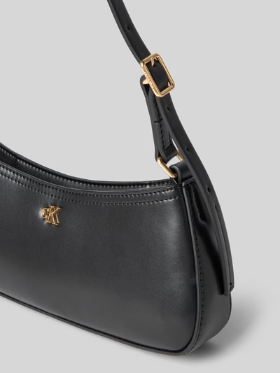 CK Calvin Klein Torebka z detalem z logo Czarny 3