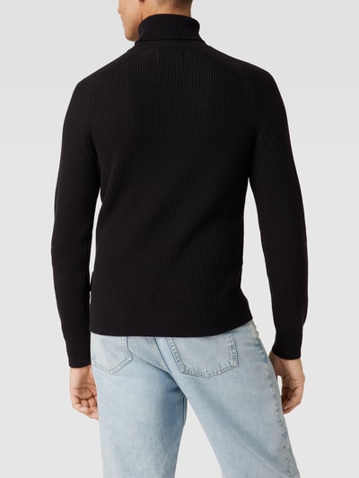 Marc O'Polo Rollkragenpullover mit Raglanärmeln Black 5