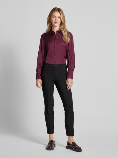 TONI Regular fit stoffen broek met ritszakken, model 'Alessa' Zwart - 1