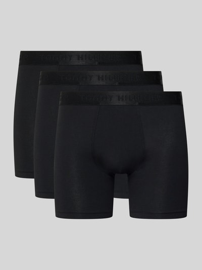 Produktfoto, Trunks aus Modal-Mix im 3er-Pack von Tommy Hilfiger für Herren, Optik: Unifarben, Label-Bund, Bundabschluss: Elastisch, Multipack: 3er-Pack, Material: Modal-Mix