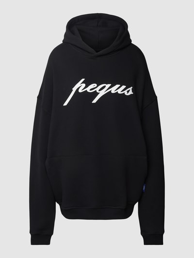 PEQUS Hoodie mit Logo-Print Black 2