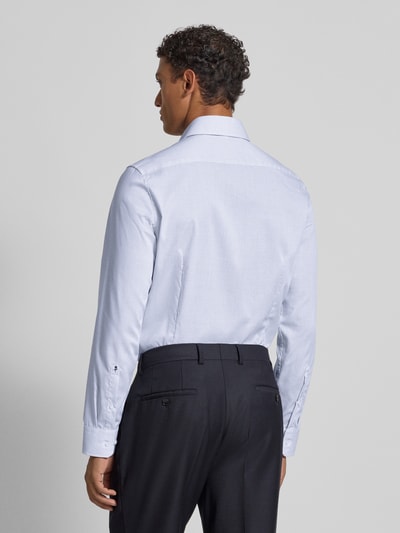 SEIDENSTICKER Slim fit zakelijk overhemd met kentkraag Koningsblauw - 5