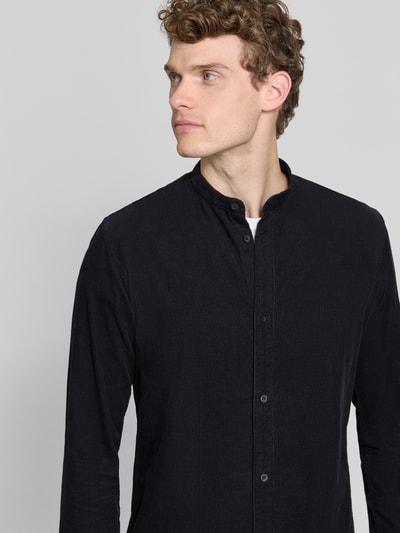 Tom Tailor Denim Regular Fit Cordhemd aus reiner Baumwolle Black 3