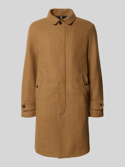 Polo Ralph Lauren Lange wollen jas met kentkraag Camel - 2