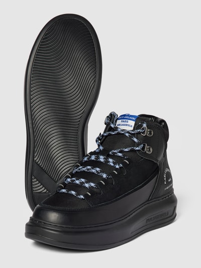 Karl Lagerfeld High Top Sneaker mit Label-Prägung Black 4