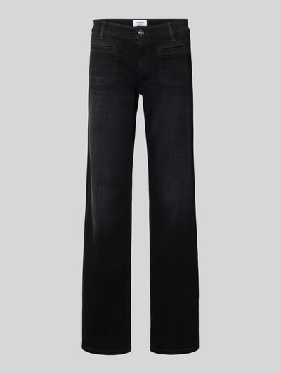 Cambio Jeans met steekzakken, model 'TESS' Zwart - 2