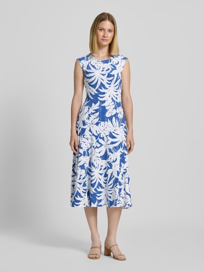 Lauren Ralph Lauren Midi-jurk met plooien, model 'YSHANKA'' Lichtblauw gemêleerd - 4