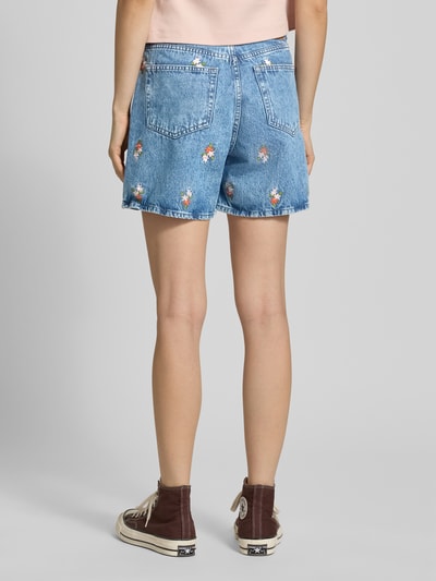 PIECES Regular Fit Jeansshorts aus reiner Baumwolle Modell 'SKY' Jeansblau 5