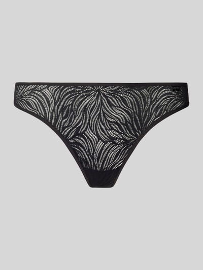 Calvin Klein Underwear String mit semitransparentem Design Black 1