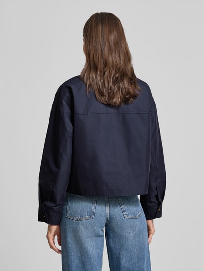 Jake*s Casual Jacke mit Umlegekragen und Pattentaschen Marine 5