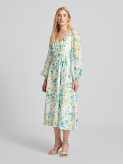 Forever New Avondjurk met strikceintuur Bleu - 1