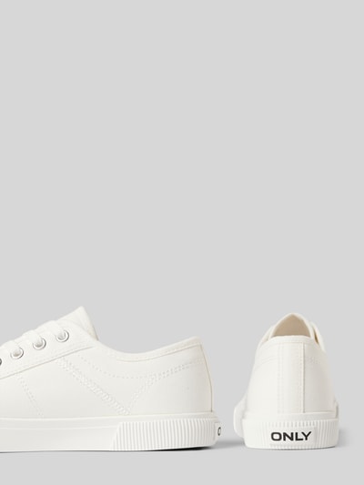 Only Low Top Sneaker aus reiner Baumwolle Modell 'NICOLA' Weiss 2