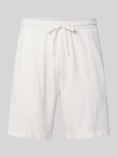s.Oliver RED LABEL Relaxed Fit Stoffshorts aus einer Baumwolle Weiss 2