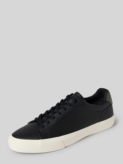 BOSS Sneaker mit Label-Details Modell 'Aiden' Black 1