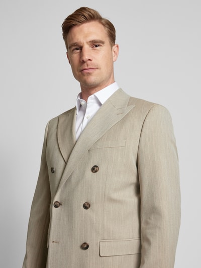 SELECTED HOMME 2-Knopf-Sakko mit Reverskragen Beige 3