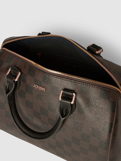 JOOP! Duffle bag met all-over motief Donkerbruin - 5