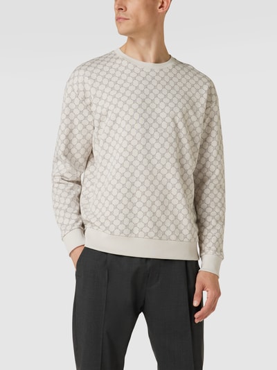 JOOP! Collection Sweatshirt mit Allover-Muster Offwhite 4