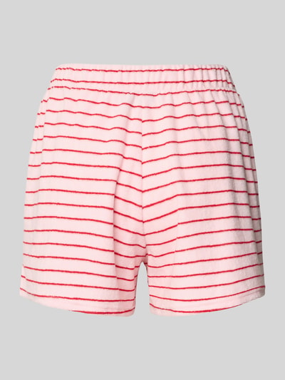 PIECES Regular Fit Shorts aus Baumwoll-Mix Modell 'KAY' Rosa 3
