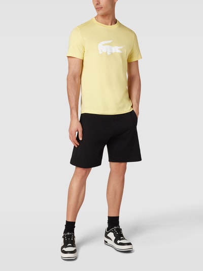 Lacoste T-shirt met ronde hals Geel - 1