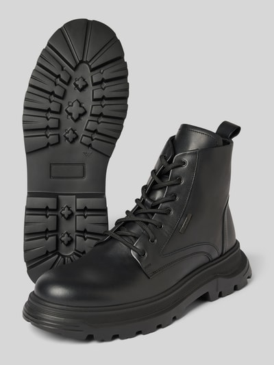 Antony Morato Lederboots mit Schnürung Modell 'DESMON' Black 4