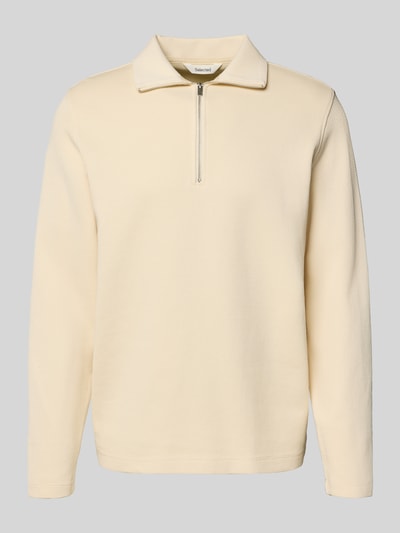 SELECTED HOMME Sweatshirt aus Baumwoll-Mix Modell 'KEV' Ecru 2