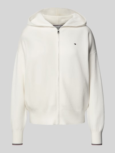 Tommy Hilfiger Regular fit cardigan van katoenmix Ecru - 2