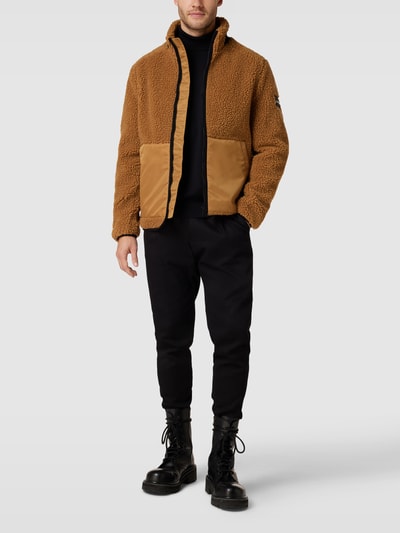 CK Calvin Klein Sherpa jacket met labelpatch Camel - 1