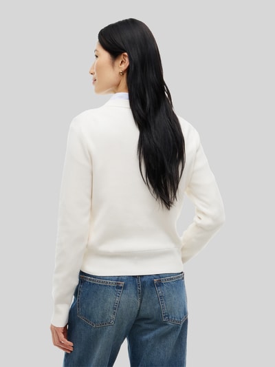 Tommy Hilfiger Regular Fit Pullover aus reiner Baumwolle ' Offwhite 5