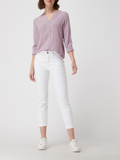 MAC Straight Fit Jeans mit Stretch-Anteil Modell 'Dream Chic' Weiss 1