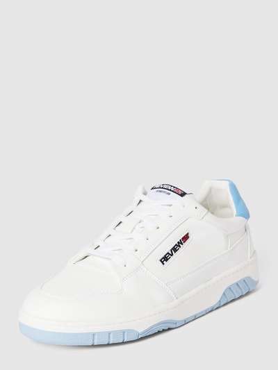 REVIEW Sneaker mit Kontrastbesatz Weiss 2