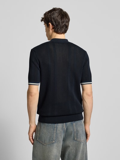 Superdry Koszulka polo z wyhaftowanym logo Granatowy 5