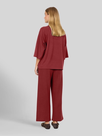Soyaconcept Loose Fit Sweatshirt aus Modal-Mix Modell 'BANU' Bordeaux 4