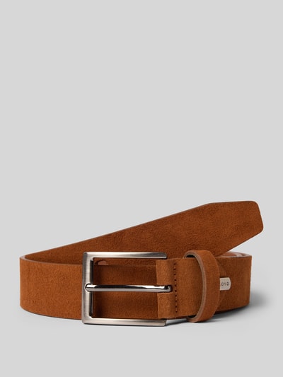 Lloyd Men's Belts Leren riem met doornsluiting Cognac - 1
