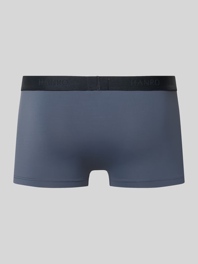 Hanro Boxershort met elastische band met logo Marineblauw - 3