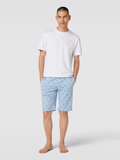 Polo Ralph Lauren Underwear Sweatshorts mit Label-Print Hellblau 1