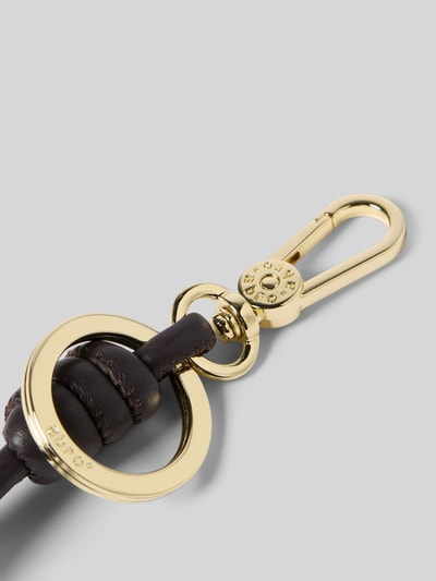 Abro Hanger met reliëflogo, model 'Dalia' Donkerbruin - 2