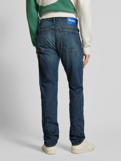 Hugo Blue Regular Fit Jeans mit 5-Pocket-Design Modell 'Ash' Jeansblau 5