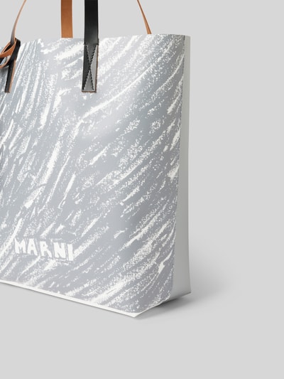 Marni Tote Bag mit Tragehenkel Hellgrau 2