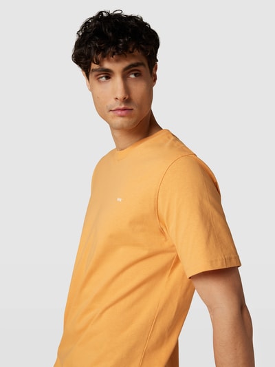 WOOD WOOD T-Shirt mit Label-Print Orange 6