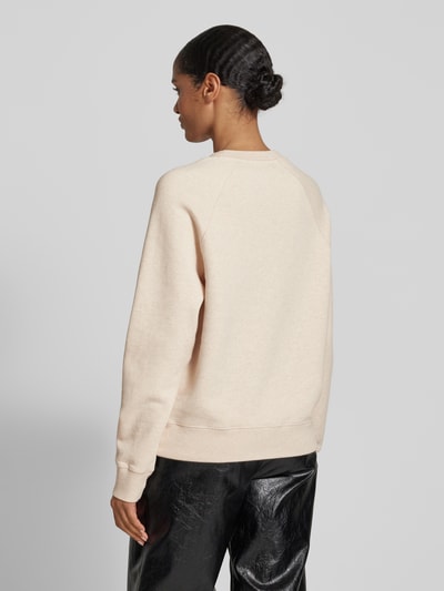 Zadig & Voltaire Sweatshirt met raglanmouwen, model 'UPPER MO HEART ZADIG' Beige - 5