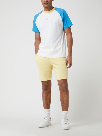 Lacoste Regular fit sweatshorts met logo Geel - 1