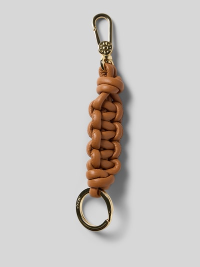 Abro Hanger van echt leer, model 'Dalia' Cognac - 1