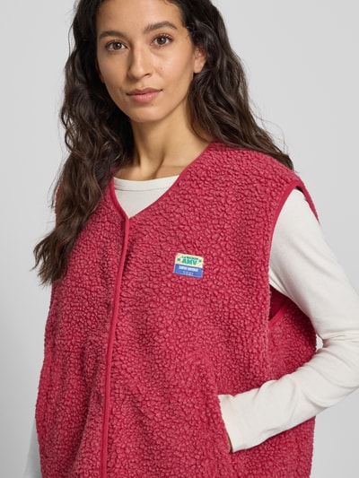 American Vintage Gilet van teddybont, model 'HOKTOWN' Felroze - 3