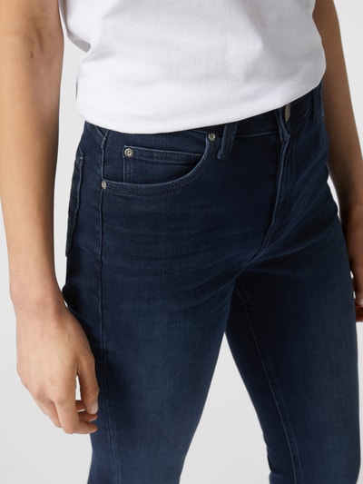 Lee Skinny fit high waist jeans met stretch, model 'Scarlett' Blauw - 3