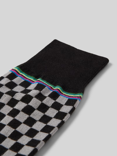 PAUL SMITH Socken mit Strukturmuster Modell 'HUDSON' Black 2