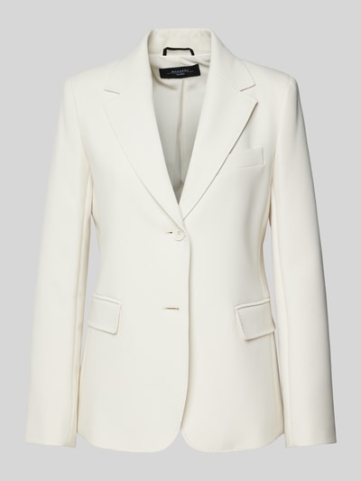 Weekend Max Mara Blazer mit Brustleistentasche Modell 'UVA' Ecru 1