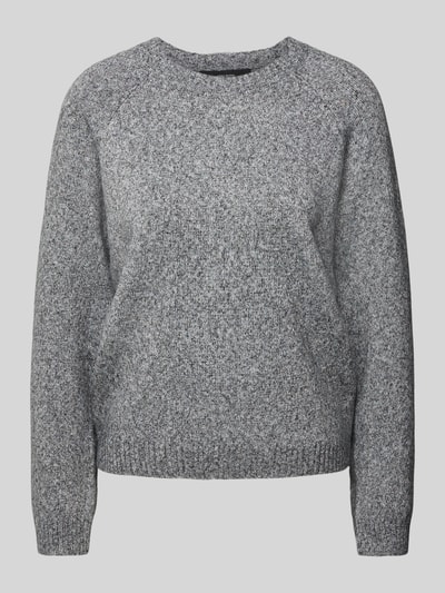 Vero Moda Weicher Pullover mit Glitzerfaden Modell 'DOFFYSHINE' Anthrazit 2