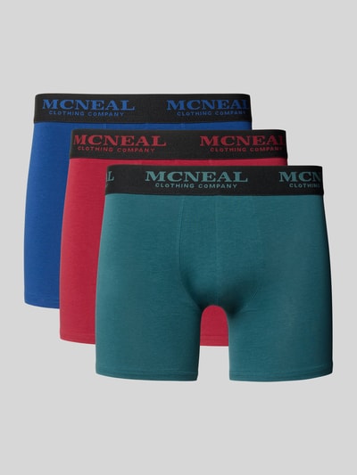 Produktfoto, Boxershorts mit elastischem Logo-Bund im 3er-Pack von MCNEAL, mieszanka bawełny i elastanu, dopasowany krój, zestaw 3 szt.